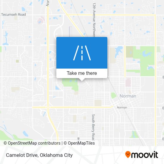 Camelot Drive map