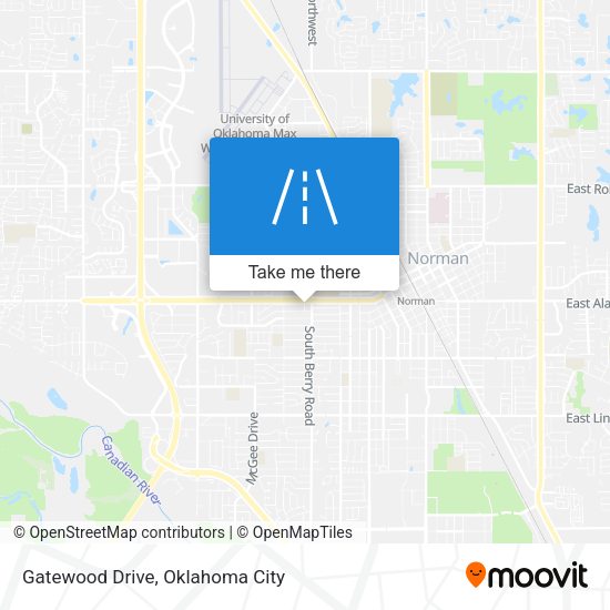 Gatewood Drive map