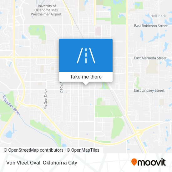 Van Vleet Oval map