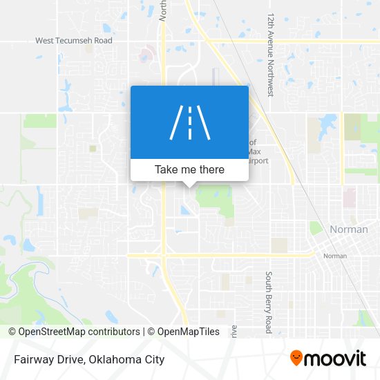 Fairway Drive map