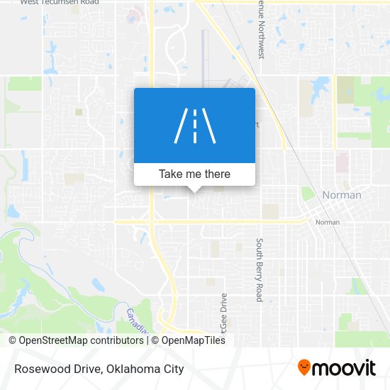 Rosewood Drive map