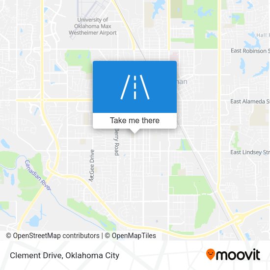 Mapa de Clement Drive