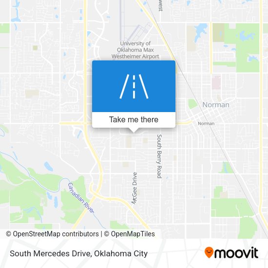 Mapa de South Mercedes Drive