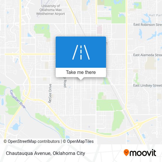 Mapa de Chautauqua Avenue