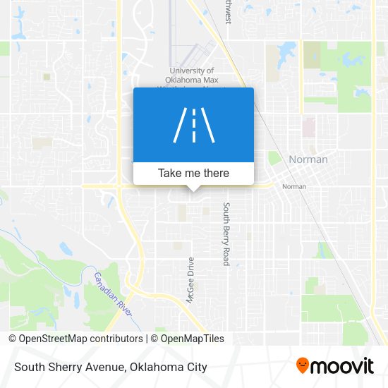Mapa de South Sherry Avenue