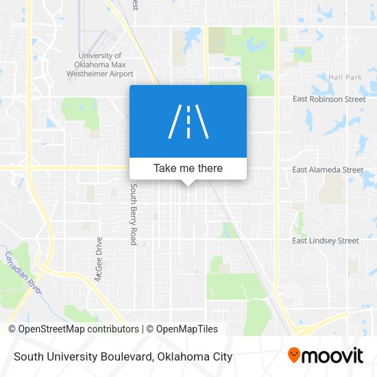South University Boulevard map