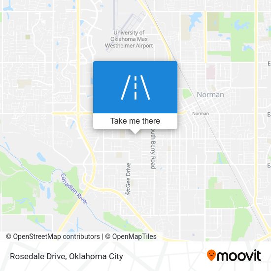 Mapa de Rosedale Drive