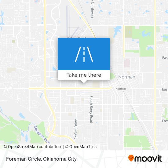 Foreman Circle map