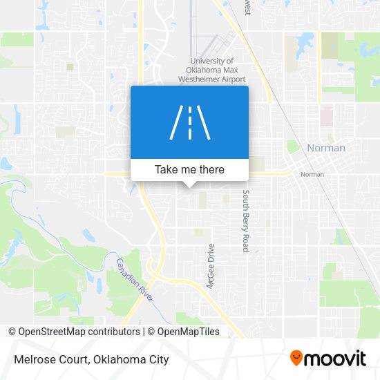 Melrose Court map