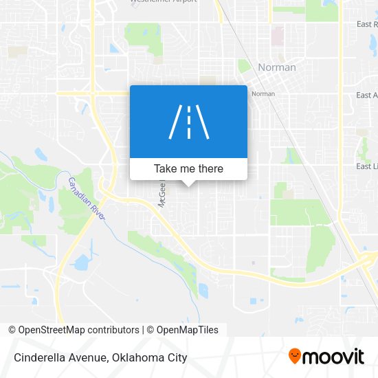 Cinderella Avenue map