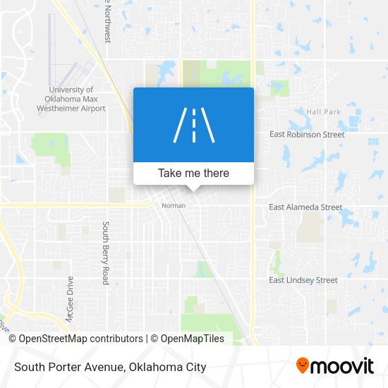 South Porter Avenue map