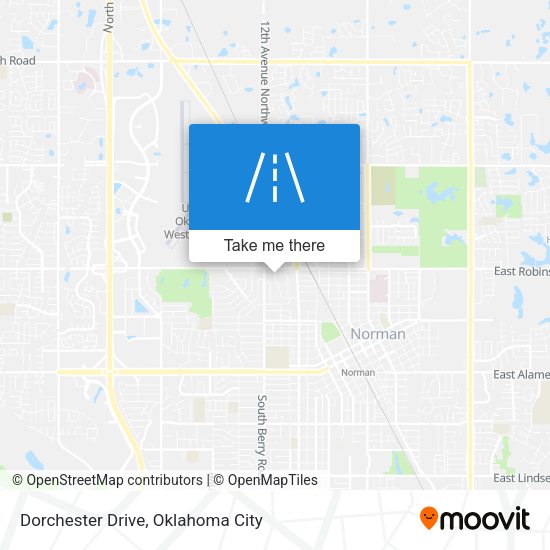 Mapa de Dorchester Drive