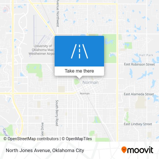 North Jones Avenue map