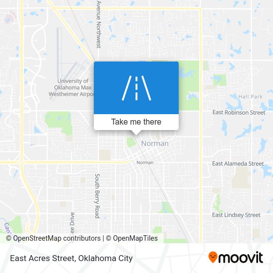 East Acres Street map