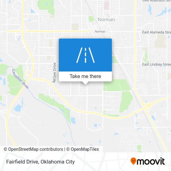 Mapa de Fairfield Drive