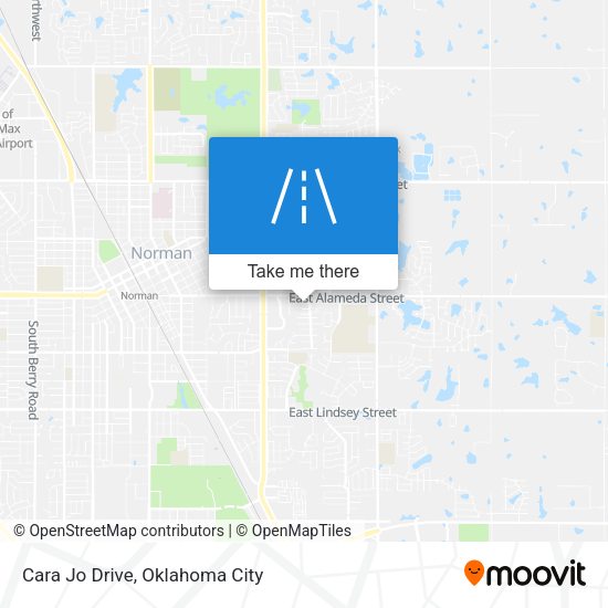 Mapa de Cara Jo Drive