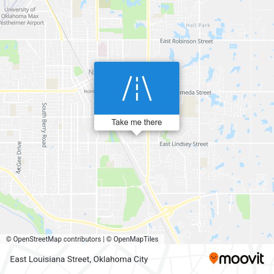 East Louisiana Street map