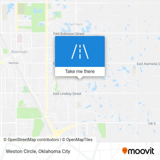 Weston Circle map