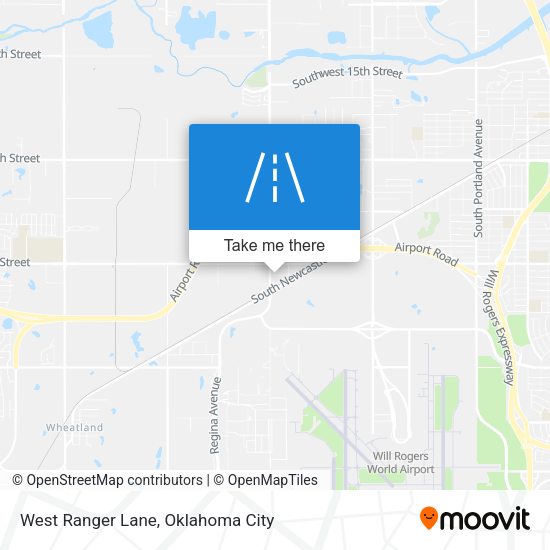 West Ranger Lane map