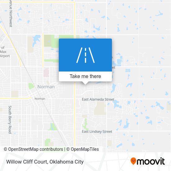 Willow Cliff Court map