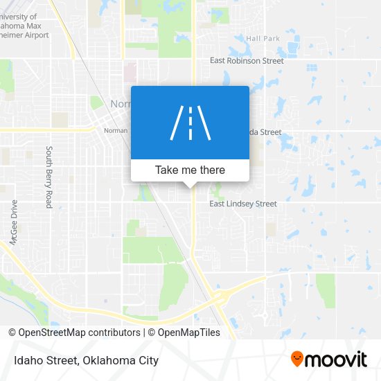 Idaho Street map