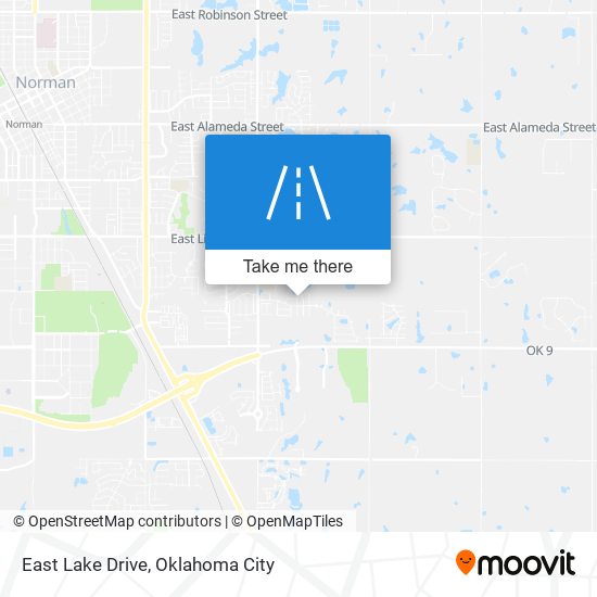 East Lake Drive map