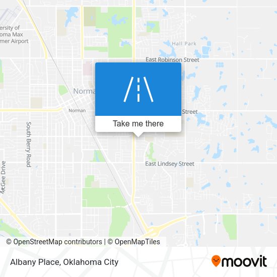 Mapa de Albany Place