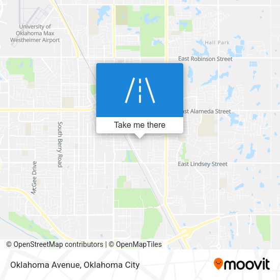 Mapa de Oklahoma Avenue