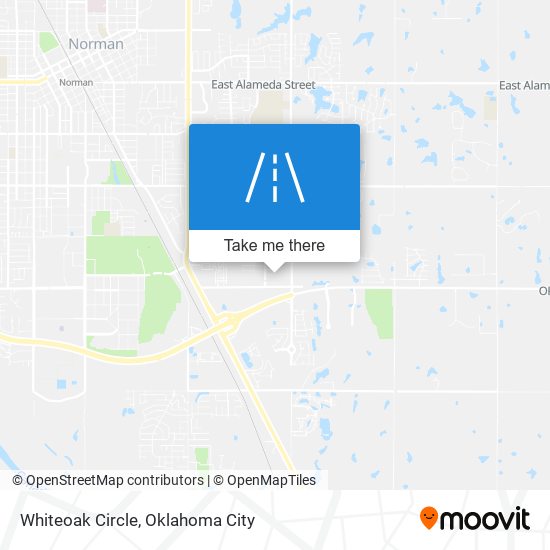 Whiteoak Circle map