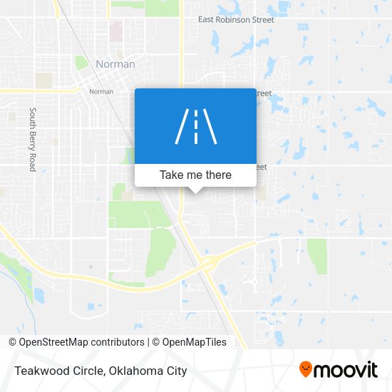 Teakwood Circle map