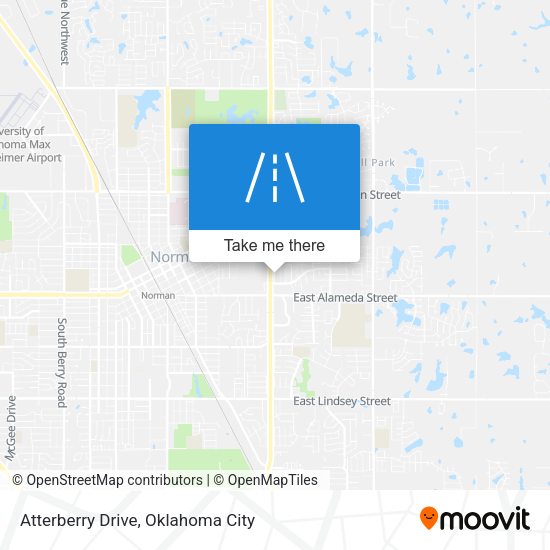 Atterberry Drive map