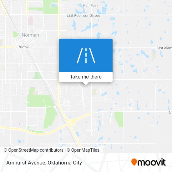 Mapa de Amhurst Avenue