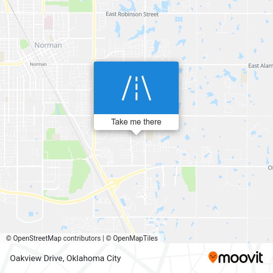 Mapa de Oakview Drive