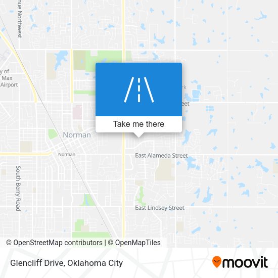 Glencliff Drive map