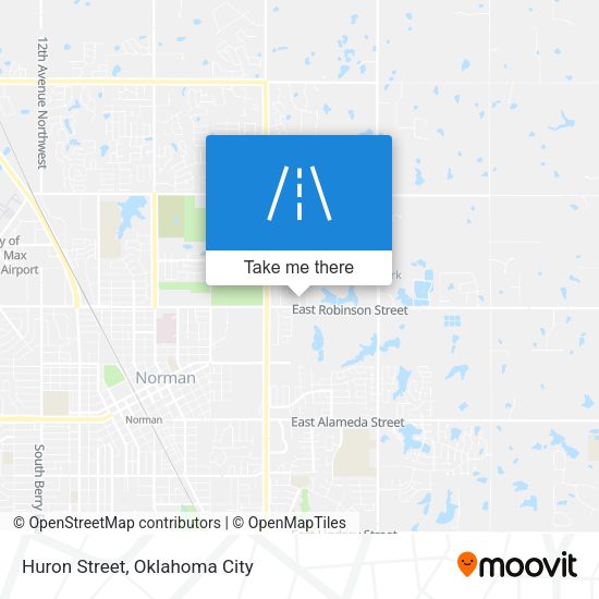 Huron Street map