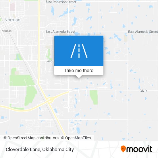 Cloverdale Lane map