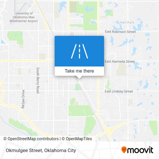 Okmulgee Street map