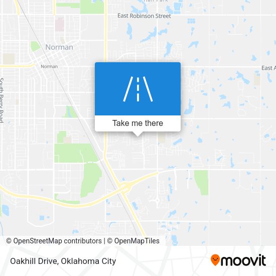 Oakhill Drive map