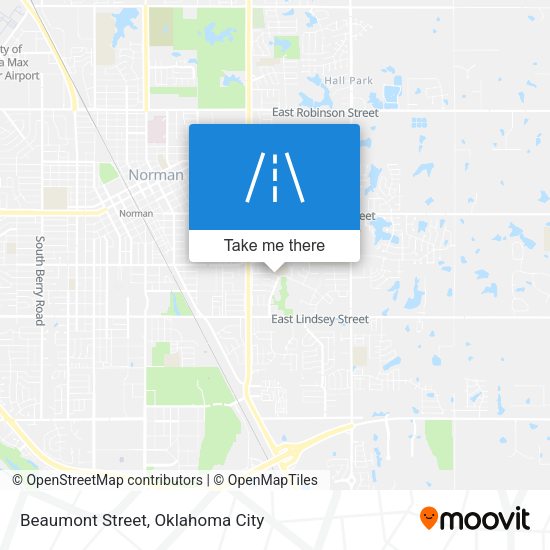 Beaumont Street map