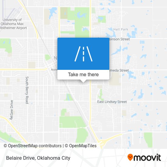 Belaire Drive map