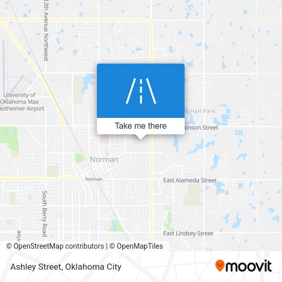 Ashley Street map