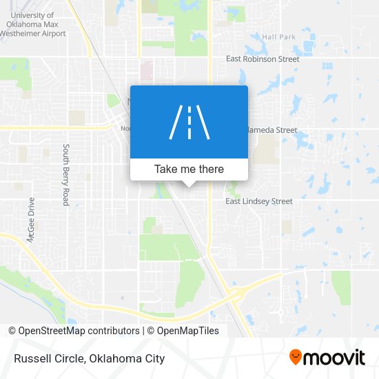 Russell Circle map