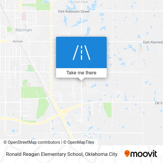 Mapa de Ronald Reagan Elementary School