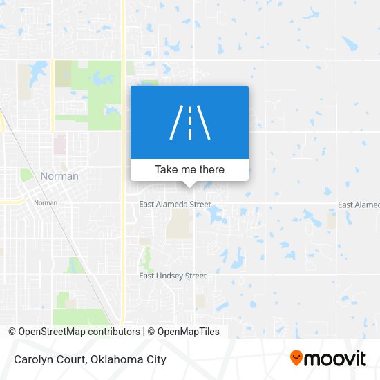 Carolyn Court map