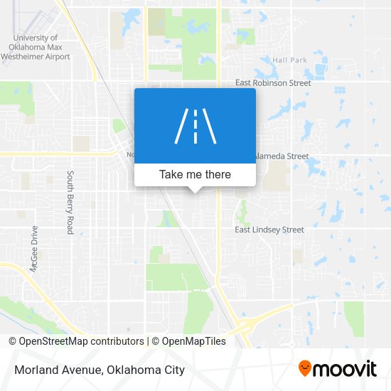 Morland Avenue map