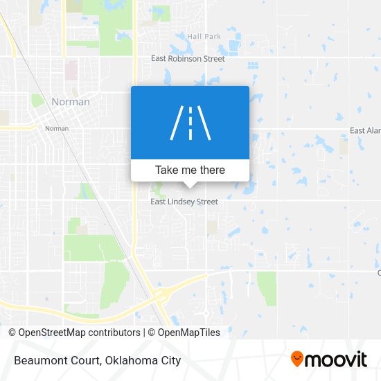 Beaumont Court map