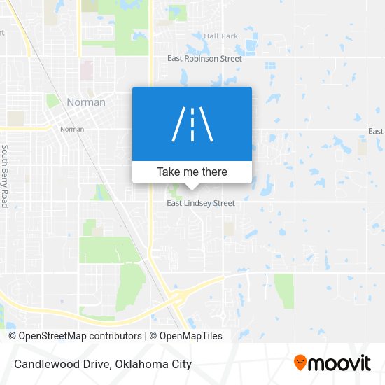 Candlewood Drive map