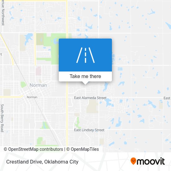 Mapa de Crestland Drive
