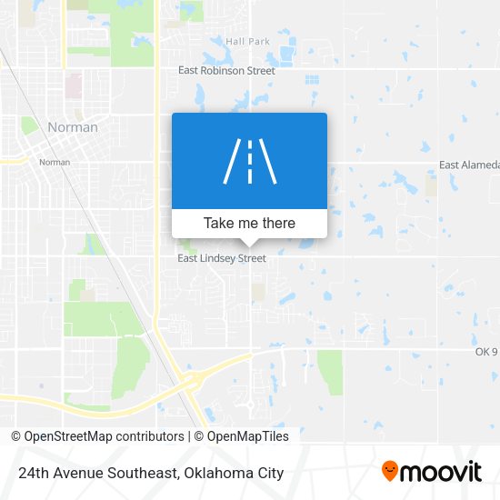24th Avenue Southeast map