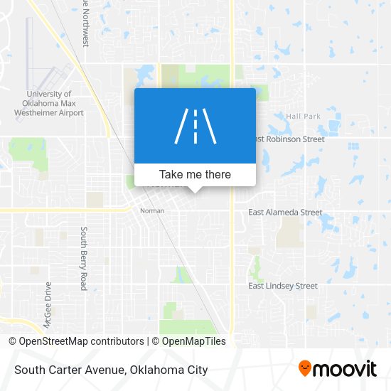 South Carter Avenue map